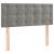 Pat box spring cu saltea, gri deschis, 80x200 cm, catifea GartenMobel Dekor