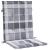 Perne cu spătar, gri carouri, 4 buc., 100x50x3cm, textil Oxford GartenMobel Dekor