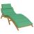 Pernă de șezlong, verde, 186x58x3 cm, textil oxford GartenMobel Dekor