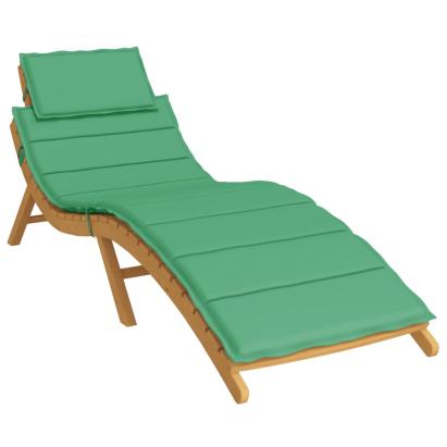 Pernă de șezlong, verde, 186x58x3 cm, textil oxford GartenMobel Dekor