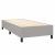 Pat box spring cu saltea, gri deschis, 90x190 cm, textil GartenMobel Dekor