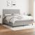 Pat continental, gri deschis, 180x200 cm, material textil GartenMobel Dekor