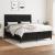 Pat box spring cu saltea, negru, 180x200 cm, catifea GartenMobel Dekor