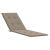 Pernă de șezlong, gri taupe, (75+105)x 50x3 cm GartenMobel Dekor