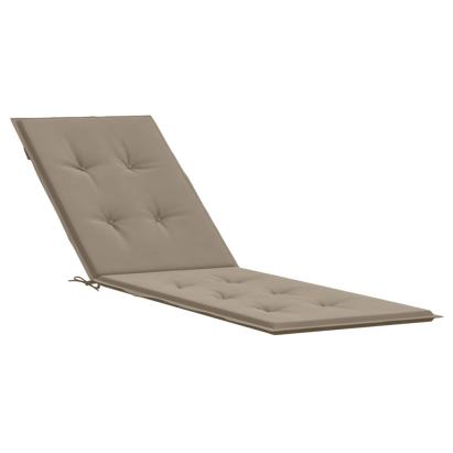 Pernă de șezlong, gri taupe, (75+105)x 50x3 cm GartenMobel Dekor