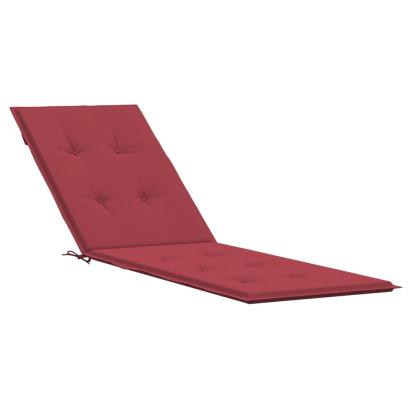 Pernă de șezlong, roșu vin, (75+105)x 50x3 cm GartenMobel Dekor