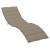Pernă de șezlong, gri taupe, 200x50x3 cm, textil oxford GartenMobel Dekor