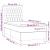 Pat box spring cu saltea, albastru, 90x190 cm, textil GartenMobel Dekor