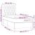Pat box spring cu saltea, gri deschis, 100x200 cm, textil GartenMobel Dekor