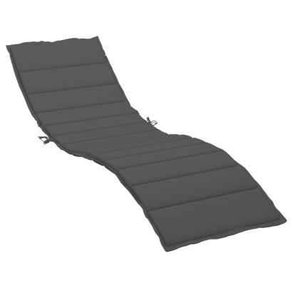 Pernă de șezlong, antracit, 200x60x3 cm, textil oxford GartenMobel Dekor