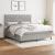 Pat continental, gri deschis, 180x200 cm, material textil GartenMobel Dekor