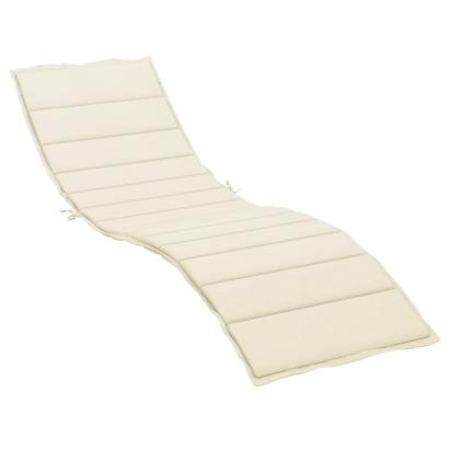 Pernă de șezlong, crem, 200x60x3 cm, textil oxford GartenMobel Dekor