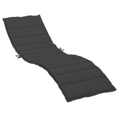 Pernă de șezlong, negru, 200x60x3 cm, textil oxford GartenMobel Dekor