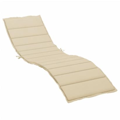 Pernă de șezlong, bej, 200x70x3 cm, textil oxford GartenMobel Dekor