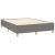 Pat box spring cu saltea, gri închis, 140x200 cm, textil GartenMobel Dekor