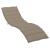 Pernă de șezlong, gri taupe, 200x70x3 cm, textil oxford GartenMobel Dekor