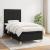 Pat box spring cu saltea, negru, 80x200 cm, textil GartenMobel Dekor