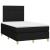 Pat box spring cu saltea, negru, 120x200 cm, textil GartenMobel Dekor