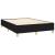 Pat box spring cu saltea, negru, 140x190 cm, textil GartenMobel Dekor