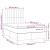 Pat box spring cu saltea, negru, 120x200 cm, textil GartenMobel Dekor