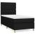 Pat box spring cu saltea, negru, 80x200 cm, textil GartenMobel Dekor