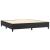 Pat box spring cu saltea, negru, 200x200 cm, piele ecologică GartenMobel Dekor
