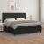 Pat box spring cu saltea, negru, 200x200 cm, piele ecologică GartenMobel Dekor