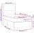 Pat box spring cu saltea, alb, 80x200 cm, piele ecologică GartenMobel Dekor