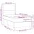 Pat box spring cu saltea, alb, 90x190 cm, piele ecologică GartenMobel Dekor
