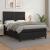 Pat box spring cu saltea, negru, 140x200 cm, piele ecologică GartenMobel Dekor