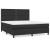 Pat box spring cu saltea, negru, 180x200 cm, piele ecologică GartenMobel Dekor
