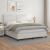Pat box spring cu saltea, alb, 180x200 cm, piele ecologică GartenMobel Dekor