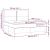 Pat box spring cu saltea, alb, 180x200 cm, piele ecologică GartenMobel Dekor