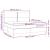 Pat box spring cu saltea, alb, 200x200 cm, piele ecologică GartenMobel Dekor