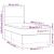 Pat box spring cu saltea, gri închis, 80x200 cm, catifea GartenMobel Dekor