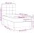 Pat box spring cu saltea, gri deschis, 90x190 cm, catifea GartenMobel Dekor