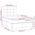 Pat box spring cu saltea, gri deschis, 120x200 cm, catifea GartenMobel Dekor