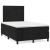 Pat box spring cu saltea, negru, 120x200 cm, catifea GartenMobel Dekor