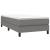 Pat box spring cu saltea, gri închis, 90x190 cm, textil GartenMobel Dekor