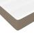 Pat box spring cu saltea, gri taupe, 90x190 cm, textil GartenMobel Dekor
