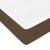 Pat box spring cu saltea, maro închis, 90x200 cm, textil GartenMobel Dekor