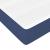 Pat box spring cu saltea, albastru, 90x200 cm, textil GartenMobel Dekor