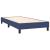 Pat box spring cu saltea, albastru, 90x200 cm, textil GartenMobel Dekor