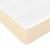 Pat box spring cu saltea, crem, 100x200 cm, textil GartenMobel Dekor