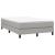 Pat box spring cu saltea, gri deschis, 120x200 cm, textil GartenMobel Dekor
