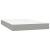 Pat box spring cu saltea, gri deschis, 120x200 cm, textil GartenMobel Dekor
