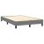 Pat box spring cu saltea, gri închis, 120x200 cm, textil GartenMobel Dekor