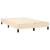 Pat box spring cu saltea, crem, 120x200 cm, textil GartenMobel Dekor