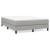 Pat box spring cu saltea, gri deschis, 140x190 cm, textil GartenMobel Dekor