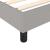 Pat box spring cu saltea, gri deschis, 140x190 cm, textil GartenMobel Dekor
